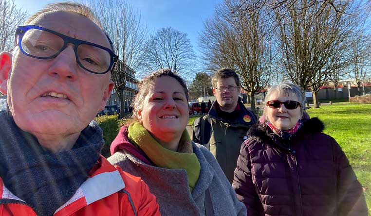 Cambridge Labour Party canvassing last weekend