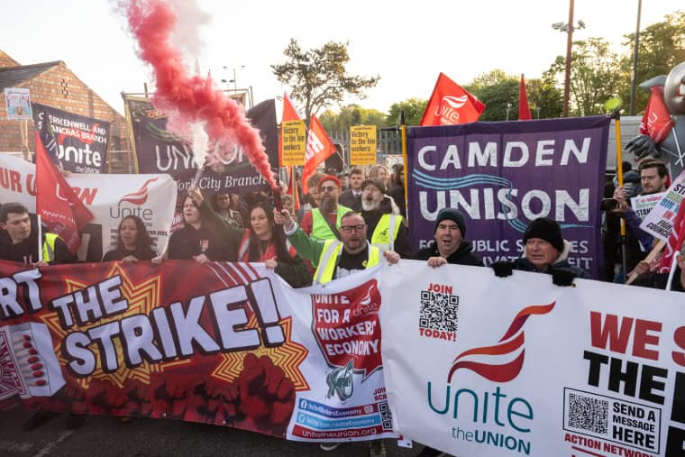 May’s mega picket was a turning point in the dispute (Picture: Guy Smallman)