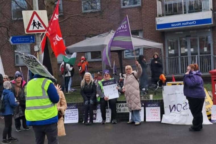 Mental health workers in Manchester took action earlier this year to protect services