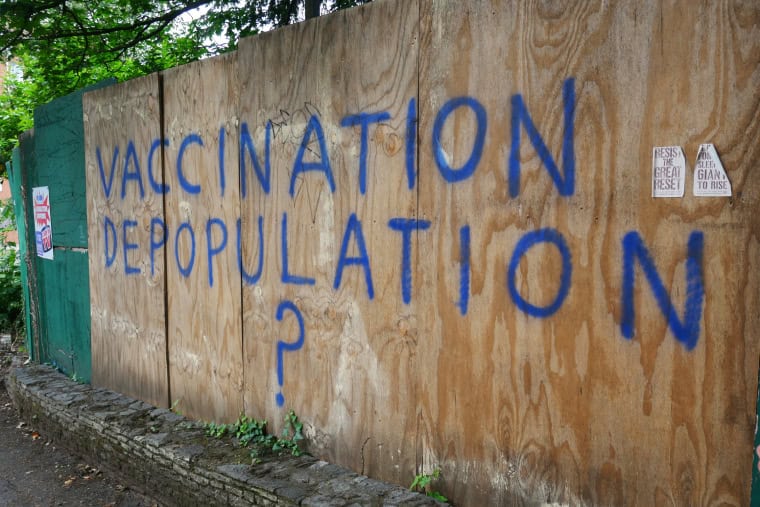 Covid conspiracy that the vaccines were trying to control the population