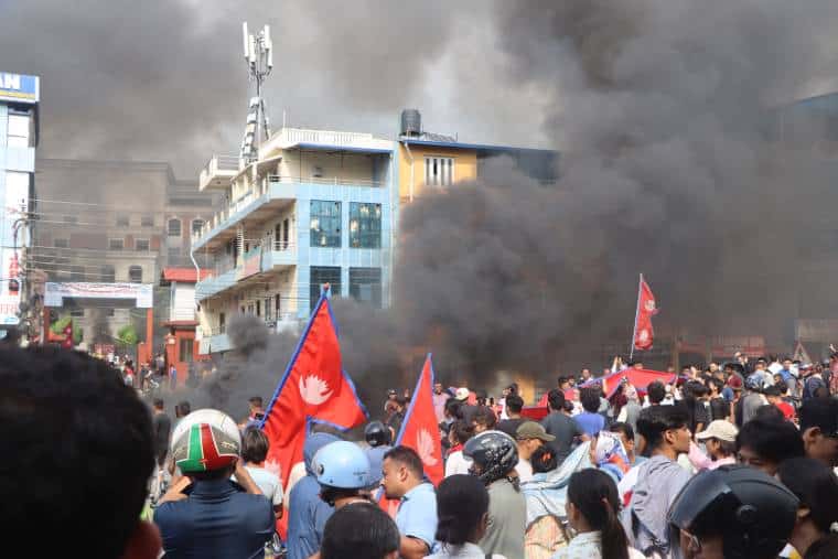 Protesters take part in Nepal's 'Gen Z' revolution