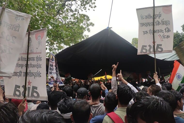 Student protests in India earlier this year (Photo: WikipediaCommons)