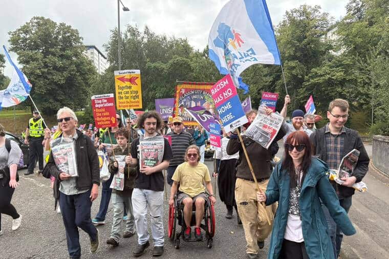 The Falkirk Unity demonstration