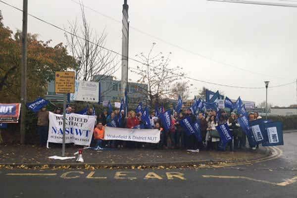 Solidarity boosts solid strike at St Wilfrid's school in west Yorkshire