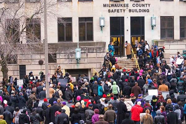 Fury on the streets following racist murders in the US