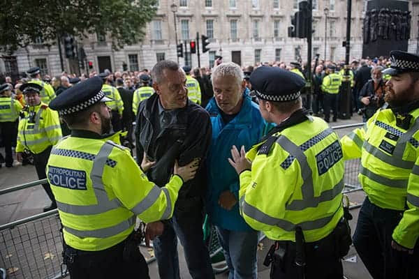 Fans say no to the Football Lads Alliance in Scotland