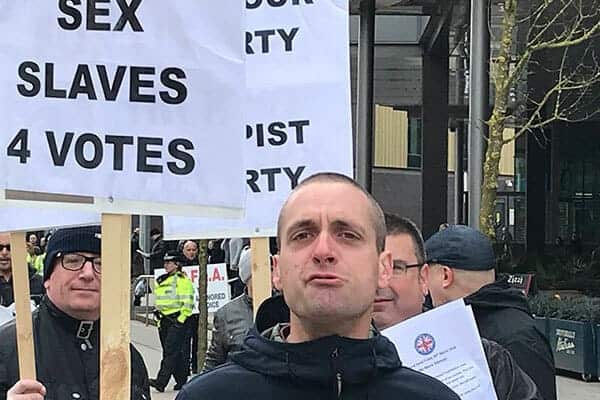 After racists march in Telford - oppose the FLA in Manchester