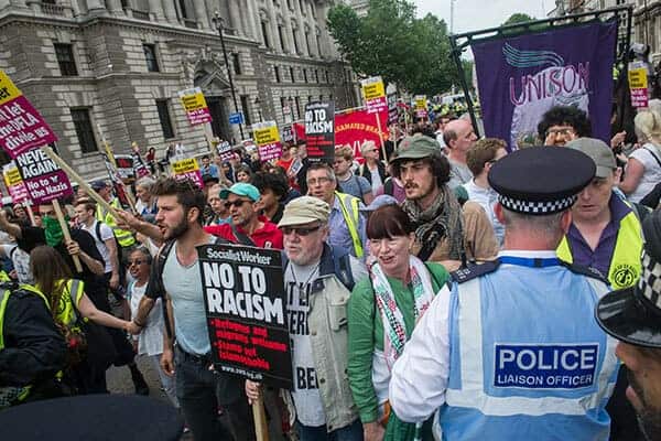 Key tests for anti-racists - hold the streets against Donald Trump and the fascists