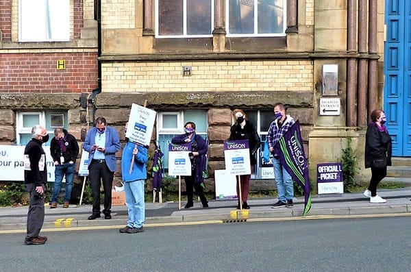 Strikers message to bosses, We are not with you